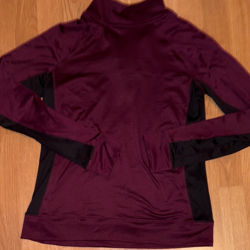 VS Pink Maroon Quarter-Zip Pullover - Picture 7 of 7
